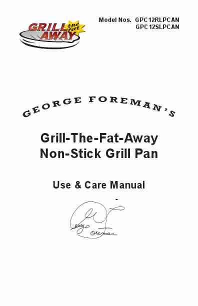 George Foreman Kitchen Grill GPC12RLPCAN-page_pdf